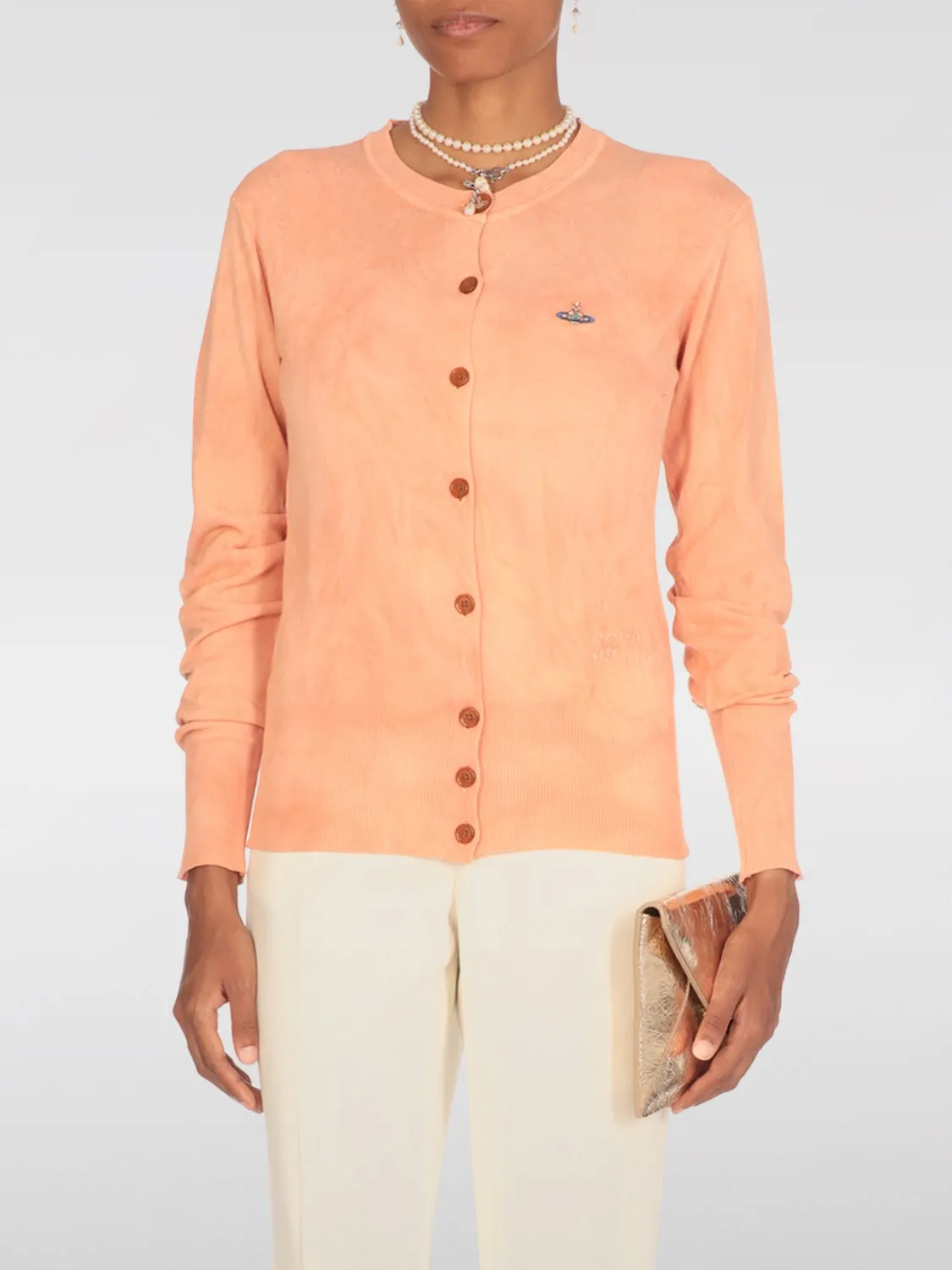 Cardigan a girocollo in cotone Vivienne Westwood