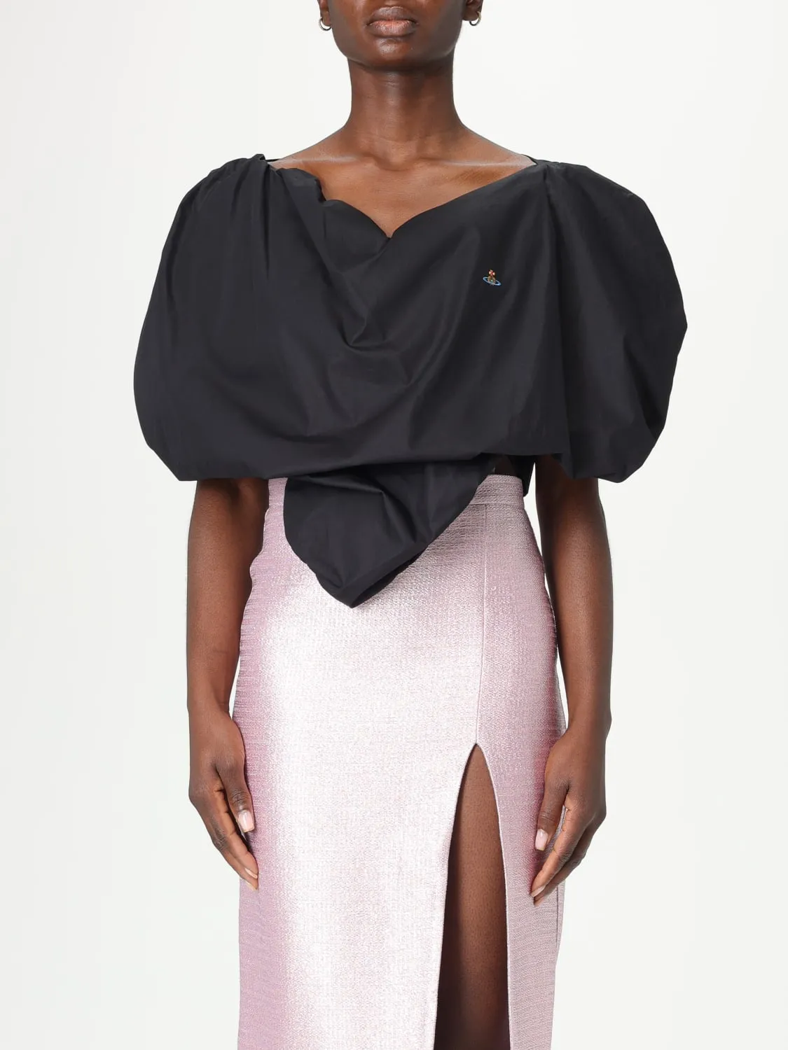 Top Vivienne Westwood in popeline di cotone