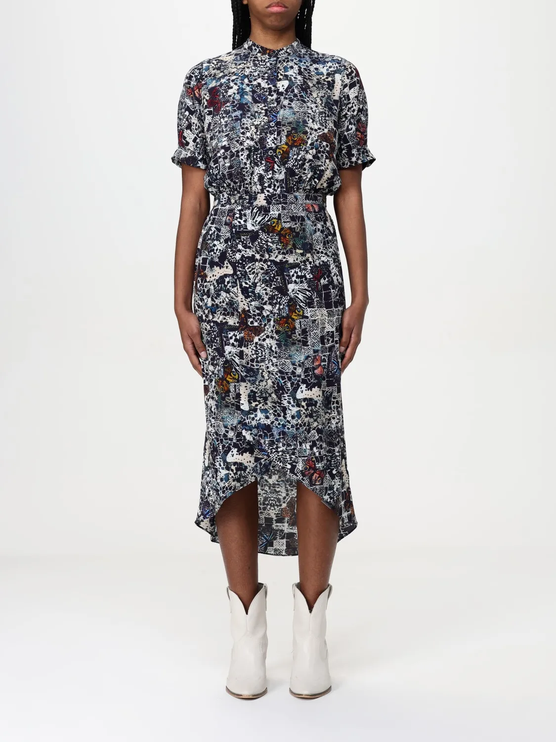 Abito chemisier Zadig & Voltaire in viscosa stampata