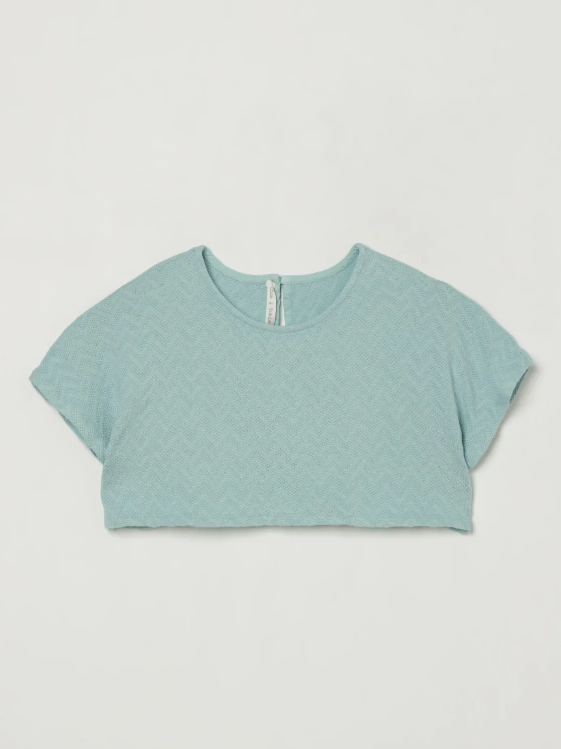 Top crop Zhoe & Tobiah in cotone e lino