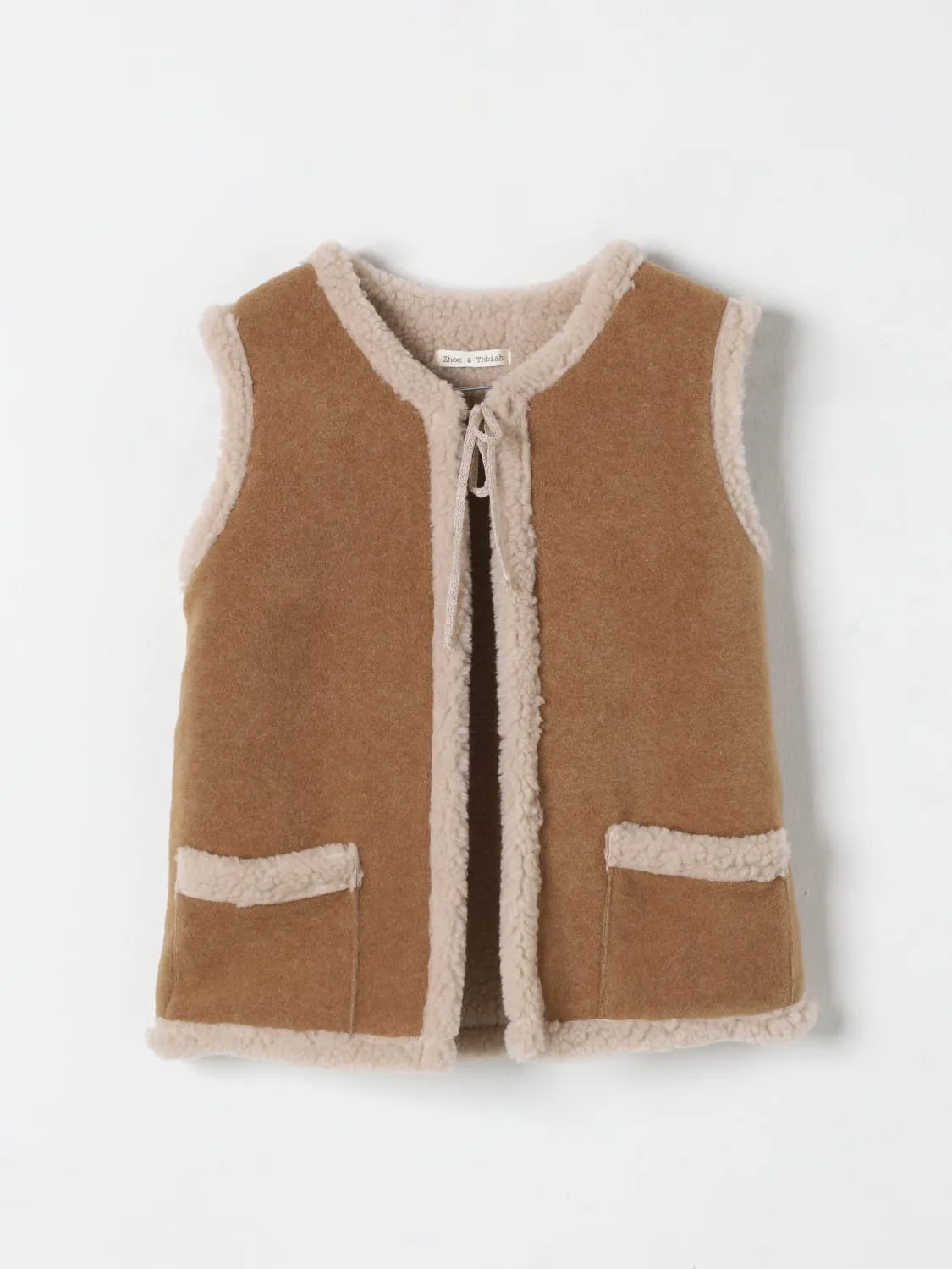 Gilet Zhoe & Tobiah in misto viscosa e shearling