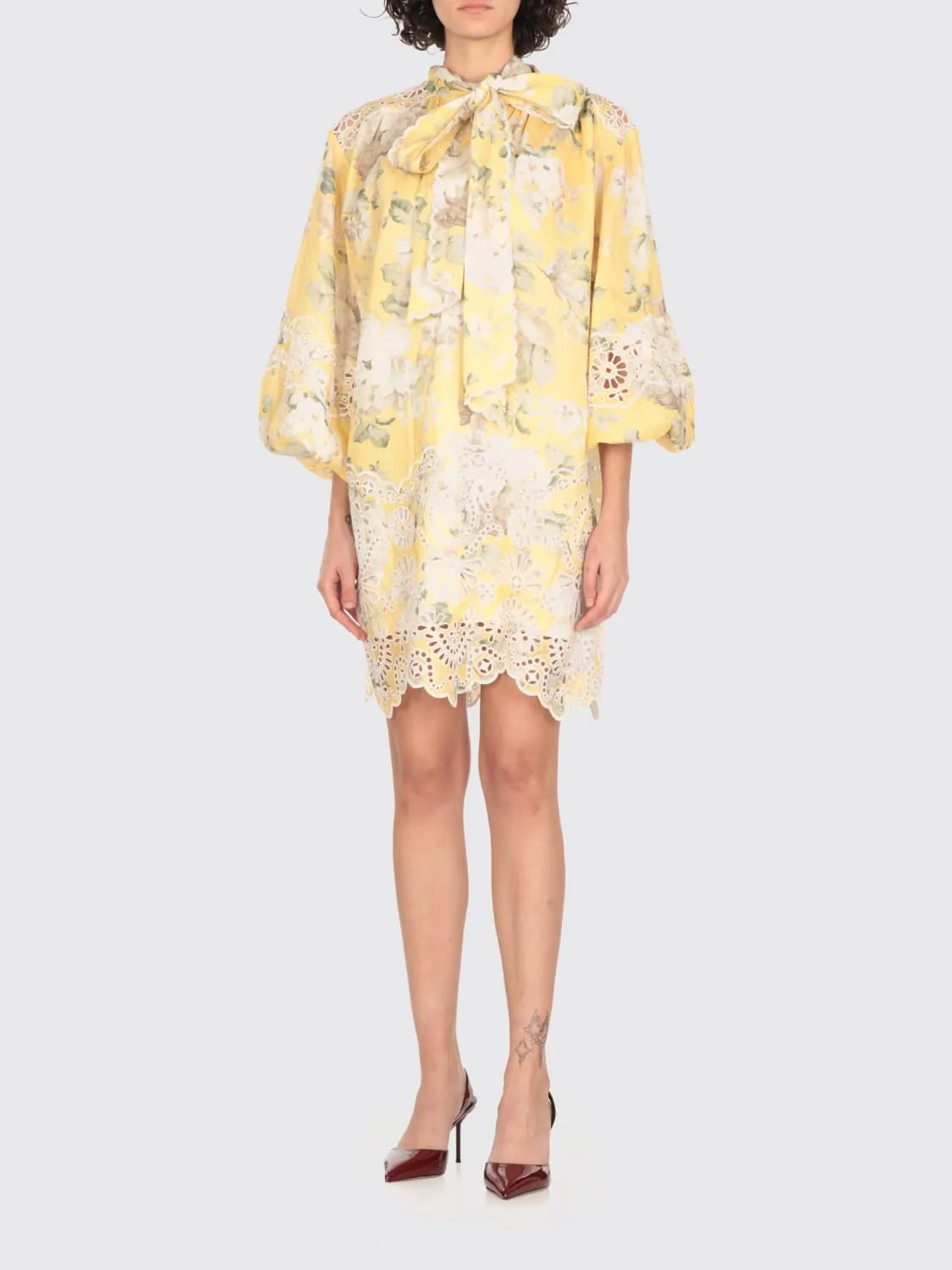 Abito Zimmermann in lino con stampa floreale