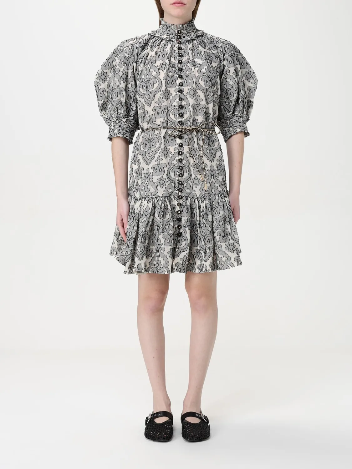 Abito chemisier Zimmermann in cotone stampato