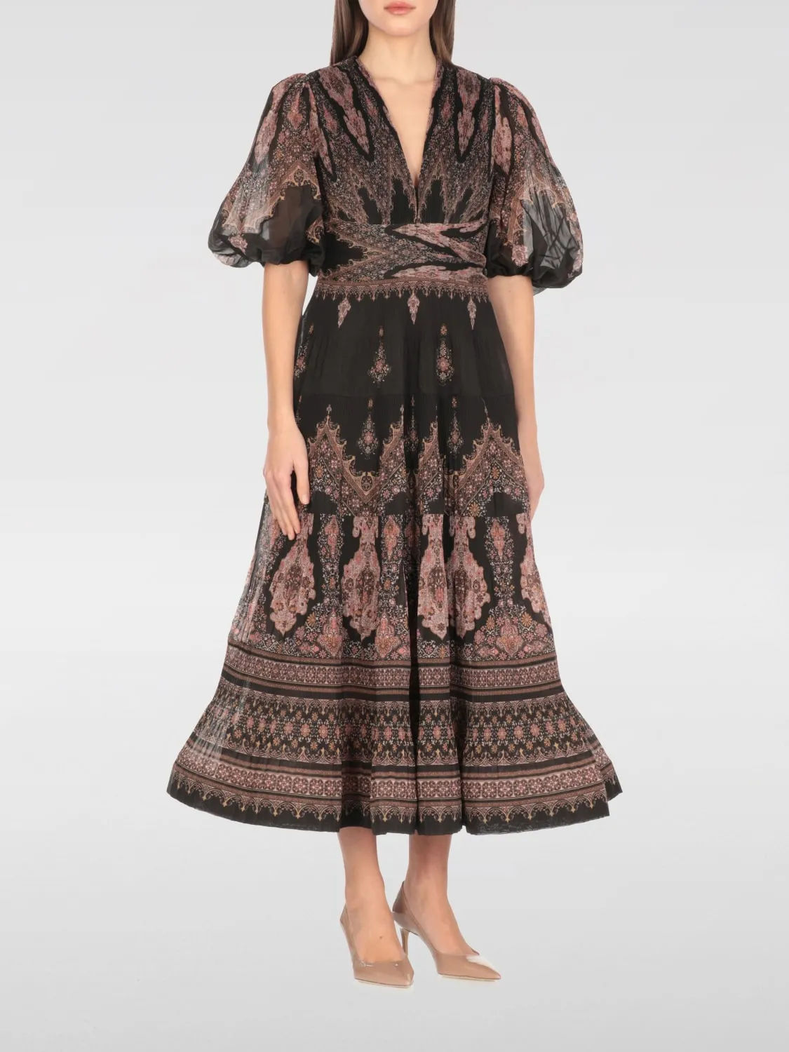 Abito Zimmermann in crepe plissettato