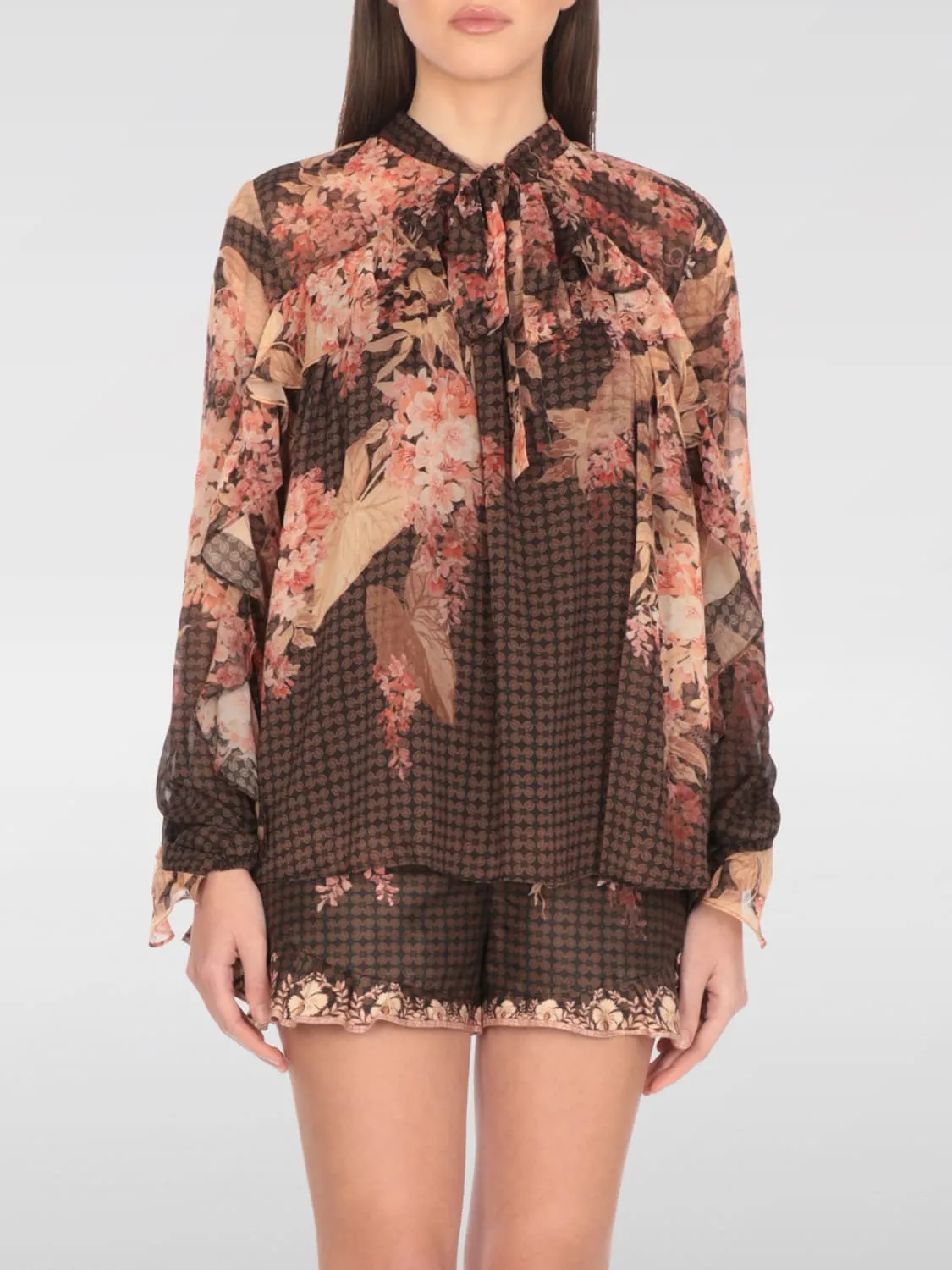Blusa Zimmermann in viscosa con stampa floreale