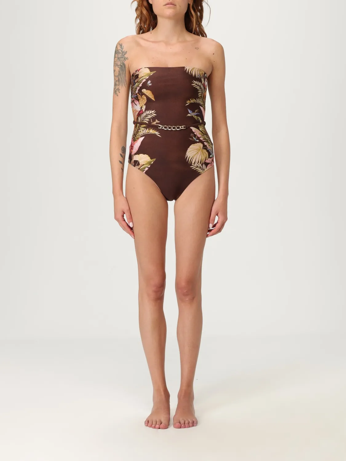 Costume da bagno intero tropicale Zimmermann