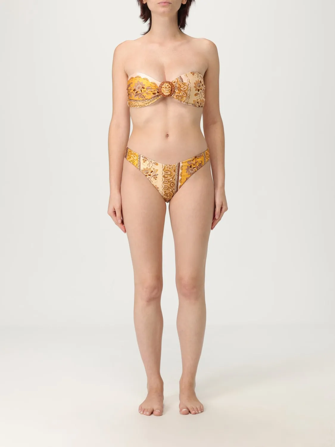 Costume da bagno bikini in lycra floreale Zimmermann