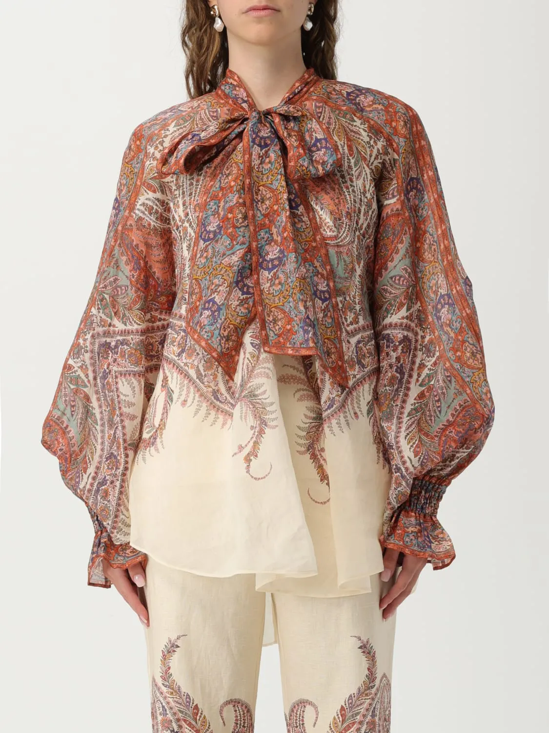 Blusa Zimmermann in ramie