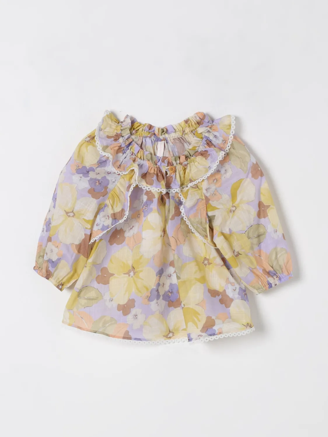 Camicia in cotone con stampa floreale Zimmermann